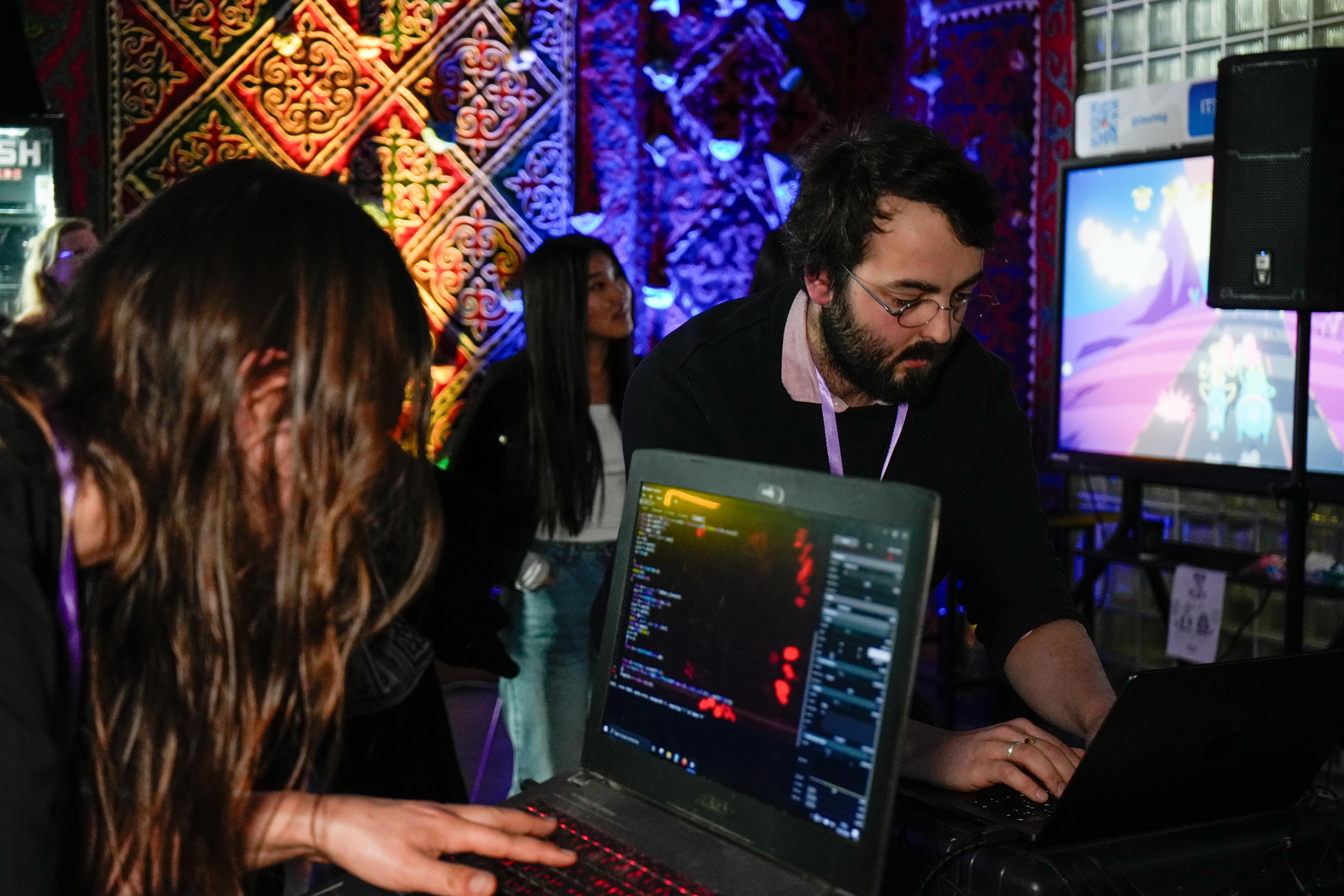 Performance avec Louis Cortes